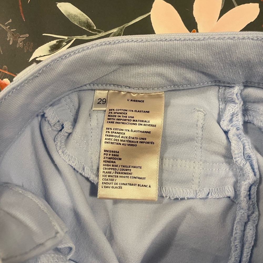 L'AGENCE Light Blue Flare Jeans - Picture 4 of 8